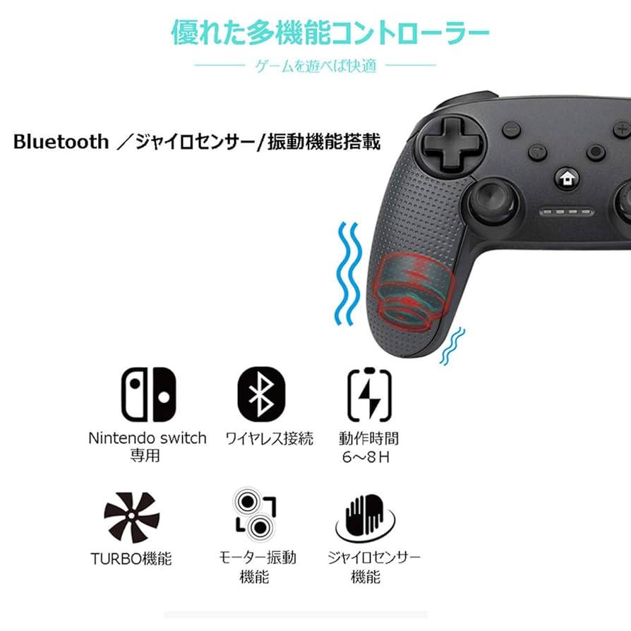 Amazon.co.jp: FONLAM 任天堂 Switch用 コントローラー 無線